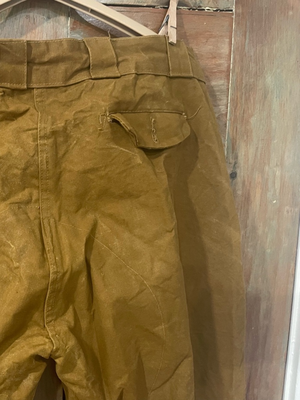 Men's Tan Canvas Work Pants